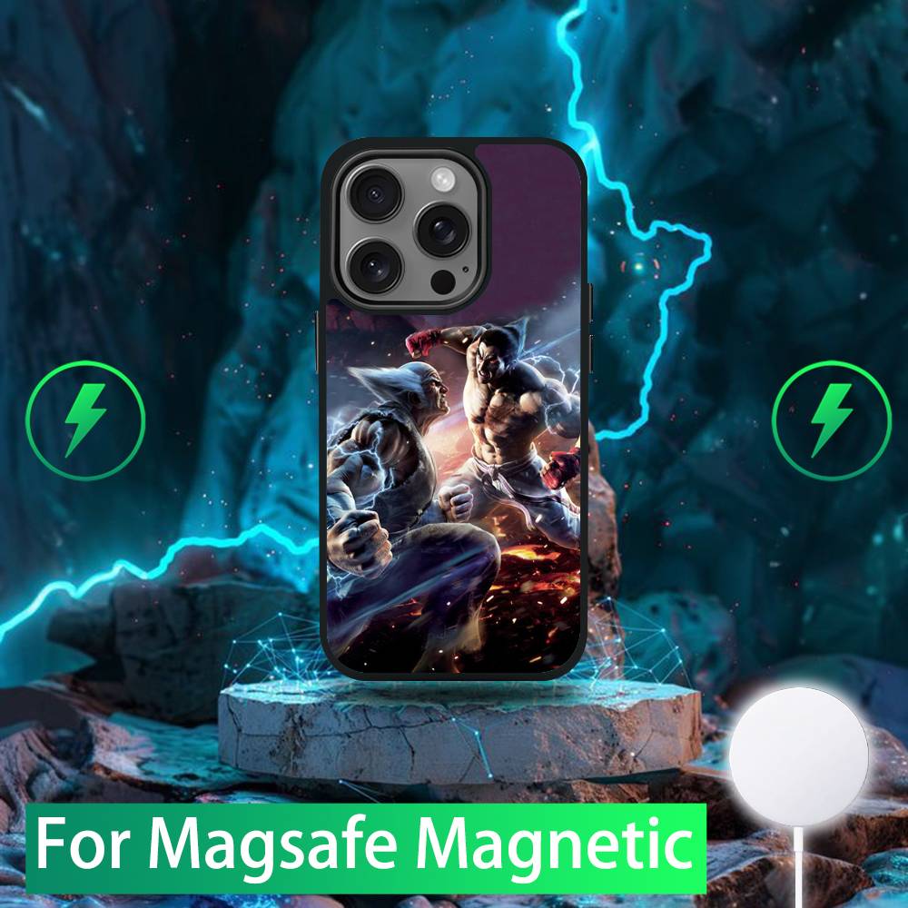 

Game T-Tekken 8 Phone Case For iPhone 16,15,14,13,12,11,Pro,Max,Plus,Mini,SE New Magsafe Magnetic Wireless Charging iPhone11PRO