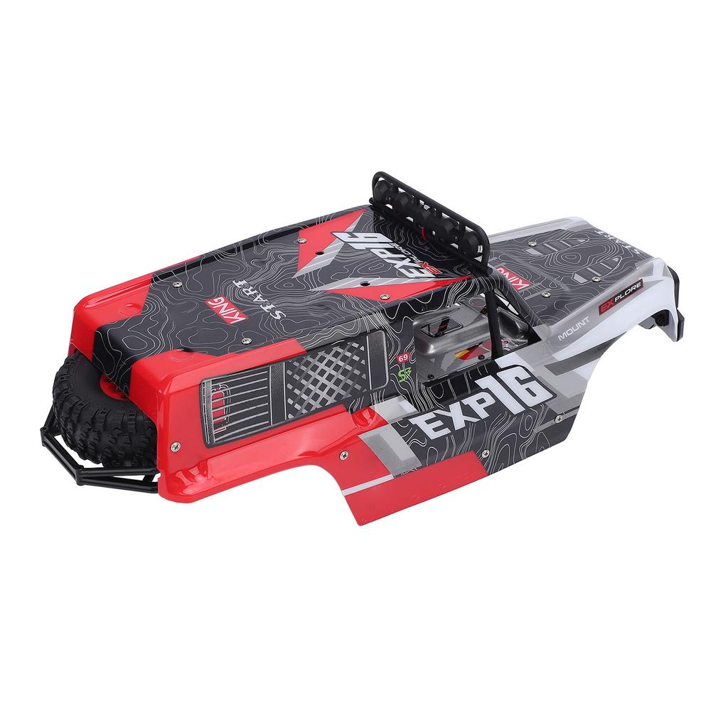 RC Car Shell Impact Resistant Lightweight Rubber Red Remote Control Car Body Shell Replacement for W