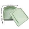 Sandwich Storage Box Silicone Lunch Box Food Storage Case Reusable Microwave Lunch Box Food Storage Container School Breakfast