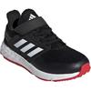 Adidas Fortafaito Comfortable Versatile Non-Slip Durable Low-Top Kids Running Shoes Kids Running Shoes Black EF0750