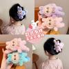 StellaLou Cartoon Plush Grip Clip - Cute Shark Clip for Autumn/Winter Bun Hairstyles