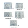 3D Embossed Traditional Chinese Emboss Silicone Mold For Nail Art Enthusiasts Reusable DIY Nail Decoration Tool