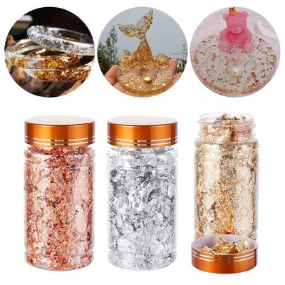 Sequins Jewelry Making Tool Gold Leaf Flake Resin Mold Fillings Filling Materials Gold Foil