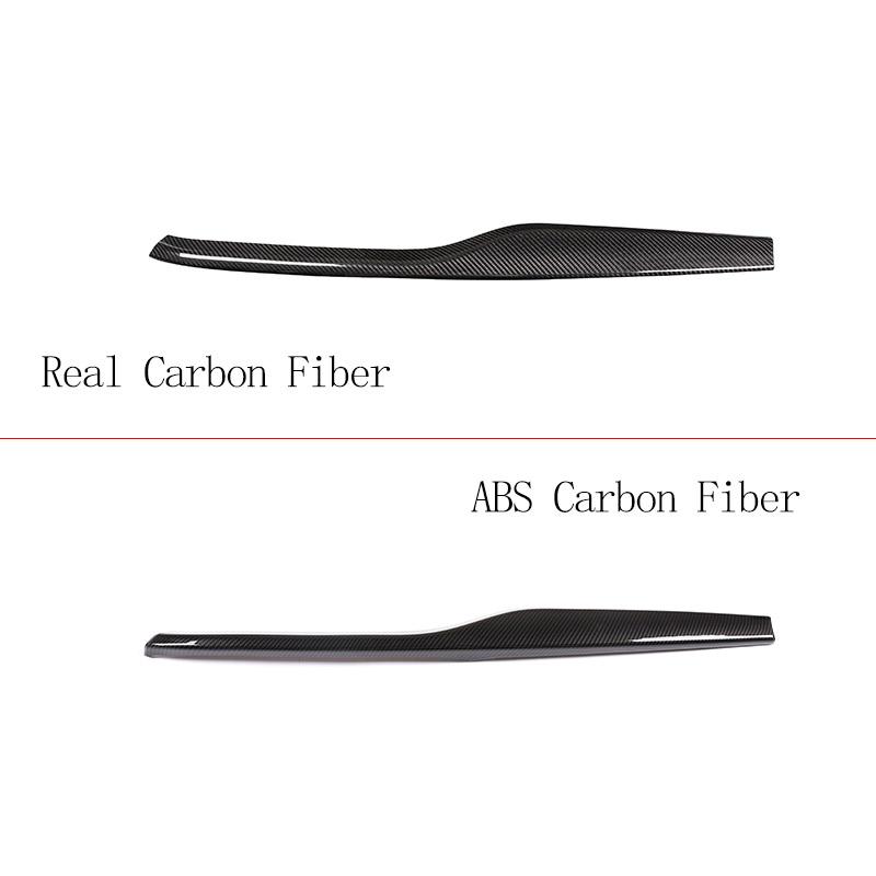 Carbon Fiber Style For Alfa Romeo Stelvio 2017-2020 Car Control Console Co-pilot Instrument Decorative Panel Interior Accessory