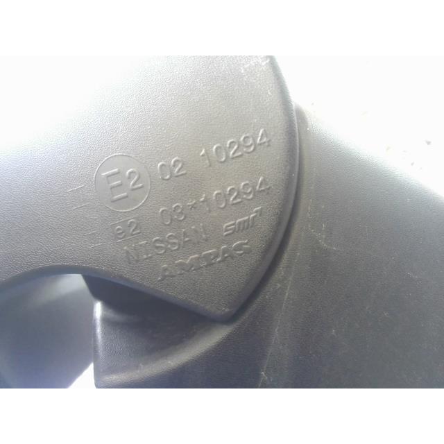 Latio DBA-N17 Left Side Mirror G QX1 White Pearl 96302-3AA2A