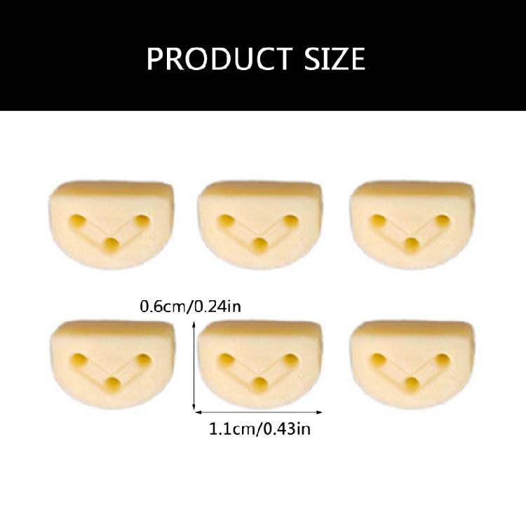 6Pcs Guitar String Retainer Buckle Guitar Rollers String Trees Classical Guitar Rollers String Trees Easy to Install