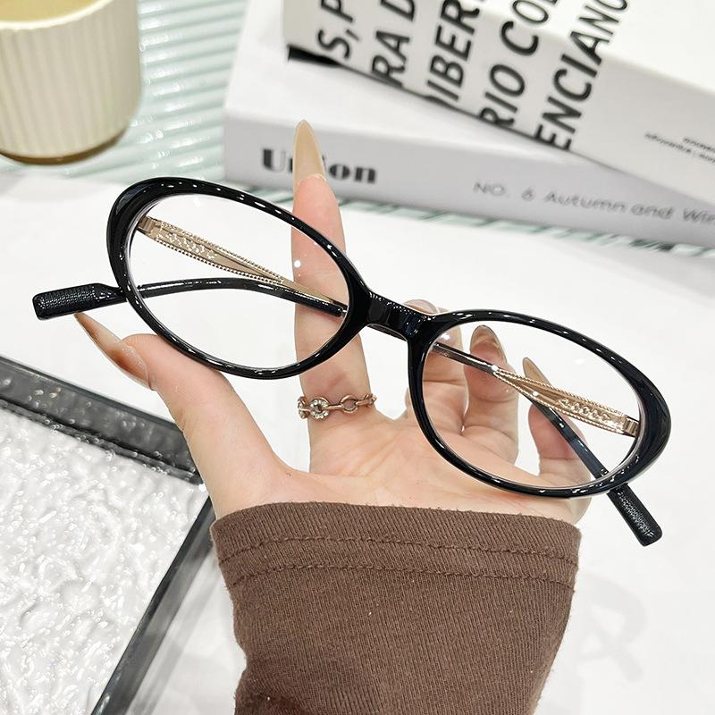 Fashion Women Popular Myopia Glasses High Quality Oval Frame Comfortable Near Sight Eyewear Anti Blue Light Minus Sight Glasses