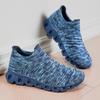 New Fly-woven Socks Shoes Mesh Shoes Lightweight Soft-soled Couple Shoes Large Size Sports and Leisure Shoes