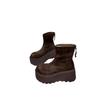 New Platform Women Snow Ankle Boots Suede Fashion Flats Shoes Woman Trend Walking Goth Chelsea Boots Warm Cozy Punk Mujer Botas