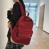 School bag, college student large-capacity backpack, simple and versatile casual high school student computer backpack