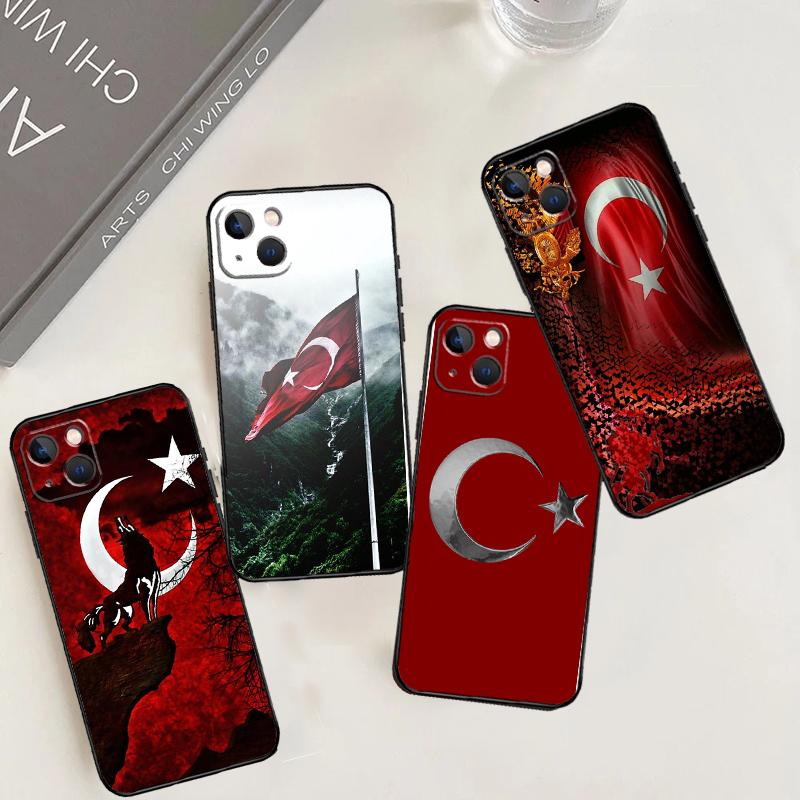 Turkey Flag Phone Case For iPhone 17 Pro Max16 15 14 13 11 12 Pro Max Plus 12 13 Mini 16e 17 Air Cover