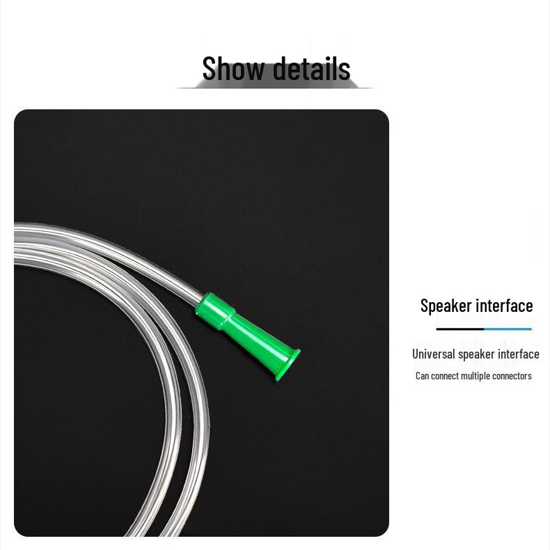 1-Meter Multi-Purpose Extension Tube for Enema, Syringe Connection, Oil Extraction, and Water Pumping