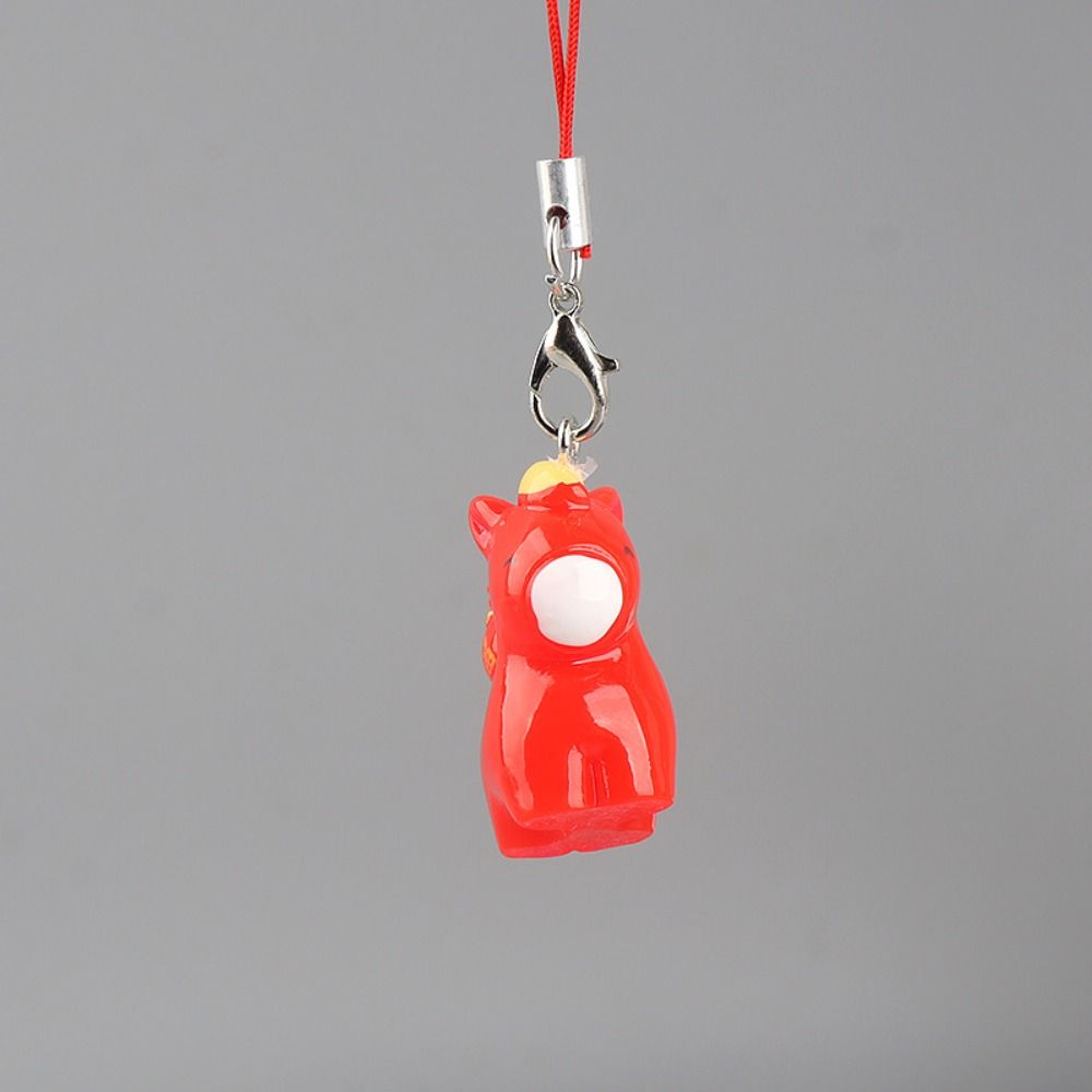 Mini Horse Keychain Cartoon Design Horse Hanging Ornaments Funny Horse Pendant  Bag Accessory