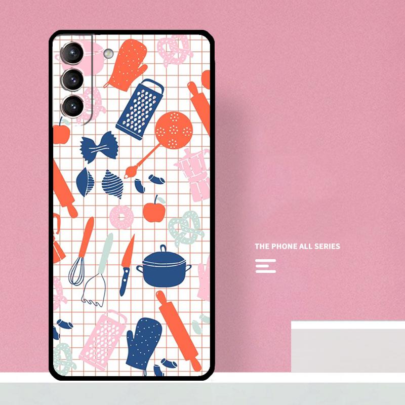 Cooking Chef Knives Phone Case For Samsung Galaxy S25 S26 Ultra S20 S21 S22 S23 S24 S10 Plus S25 FE Cover Coque