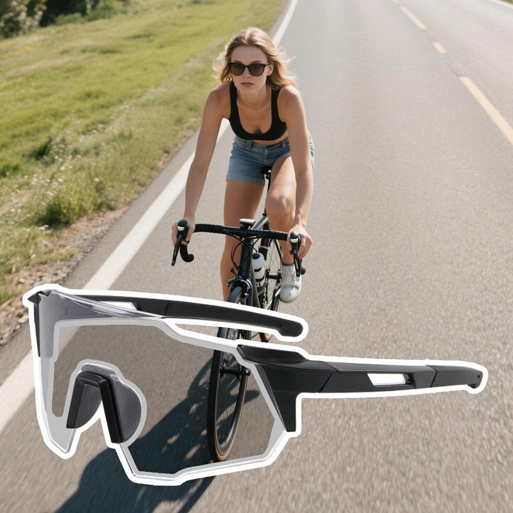 Cycling Goggles Polarized Sports Sunglasses UV Protection Eyewear Clear Driving Eyeglasses For Riding Cycling Outdoor Hiking