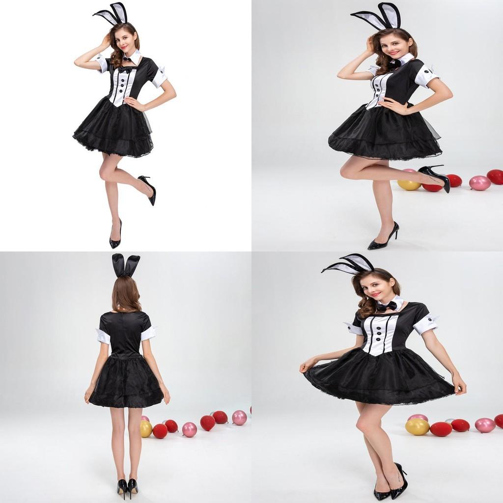Süßes Hasenkostüm für Halloween und Ostern mit gemütlichem Polyesterstoff, ideal für Cosplay