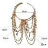 Alloy Material Fringed Arm Ring Punk Style Tassel Arm Ring Stylish Alloy Arm Ring  Women