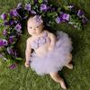 Born Fotografie Requisiten Kleinkind Mädchen Prinzessin Baby Rock Blumen Stirnband Baby Haarschmuck