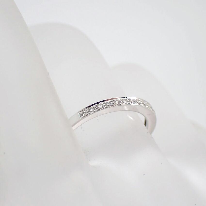 [Used] VENDOME K18WG Diamond Ring / Size 9 / g507-41