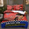 3D Digital Printing Car Story Three-Piece Cartoon Animation Bedding Kit