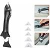 1set Three-in-one Multifunctional Silicone Corner Scraper for Wall Trimming  Household Caulking Scraper Tool Cleaning Tools