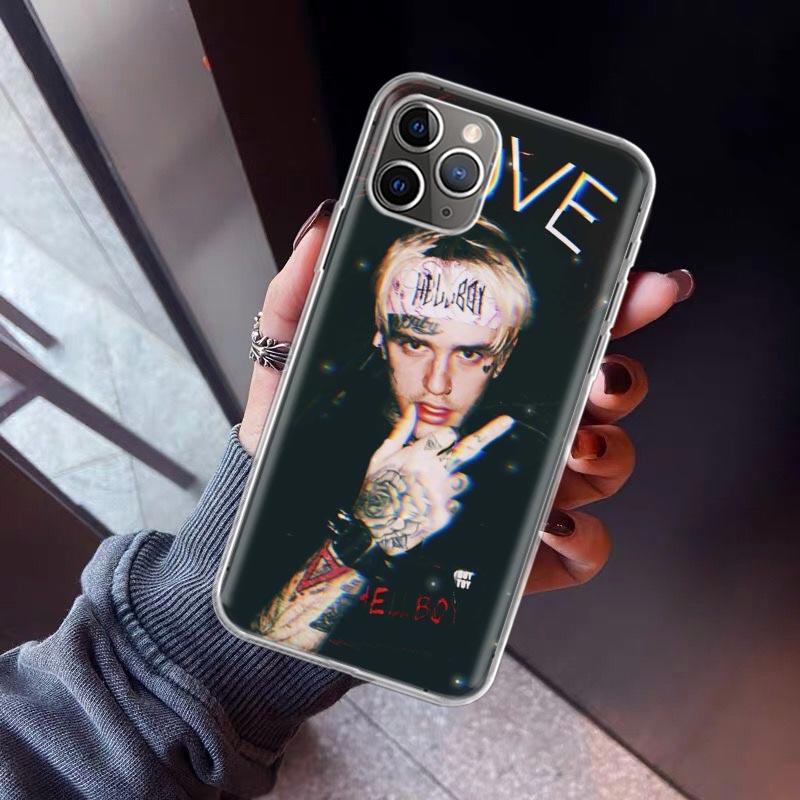 Lil Peep Phone Case For iPhone 17 Air 11 13 Mini 14 15 Plus 16 12 Pro Max 16E SE 7 8 Pattern Soft TPU Back Cover 17 Air 11 13 M