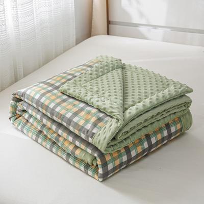 Washed Cotton and Linen, Summer Beans, Summer Cool Quilt, Breathable, Air-conditioned House Thin Quilt, Ice Silk Nap Quilt Blanket, Summer Quilt Core