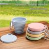 Portable Folding Silicone Camping Cup - Retractable, Food-Grade, High-Temperature Resistant