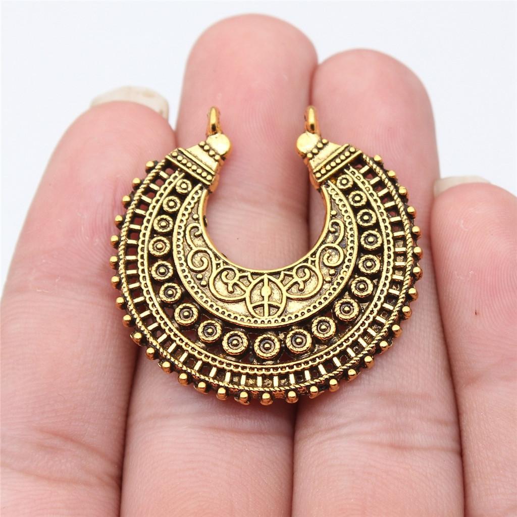 Accessories Parts Curved Necklace Connector Minimalist Jewelry Components QA013