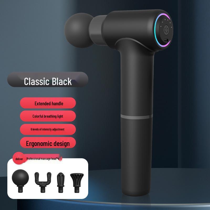 Electric Massage Gun with Heat and Extended Handle for Full-Body Relaxation