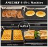 Контактный гриль Amzchef LS-GC02C-H-WP Optigrill 3-in-1