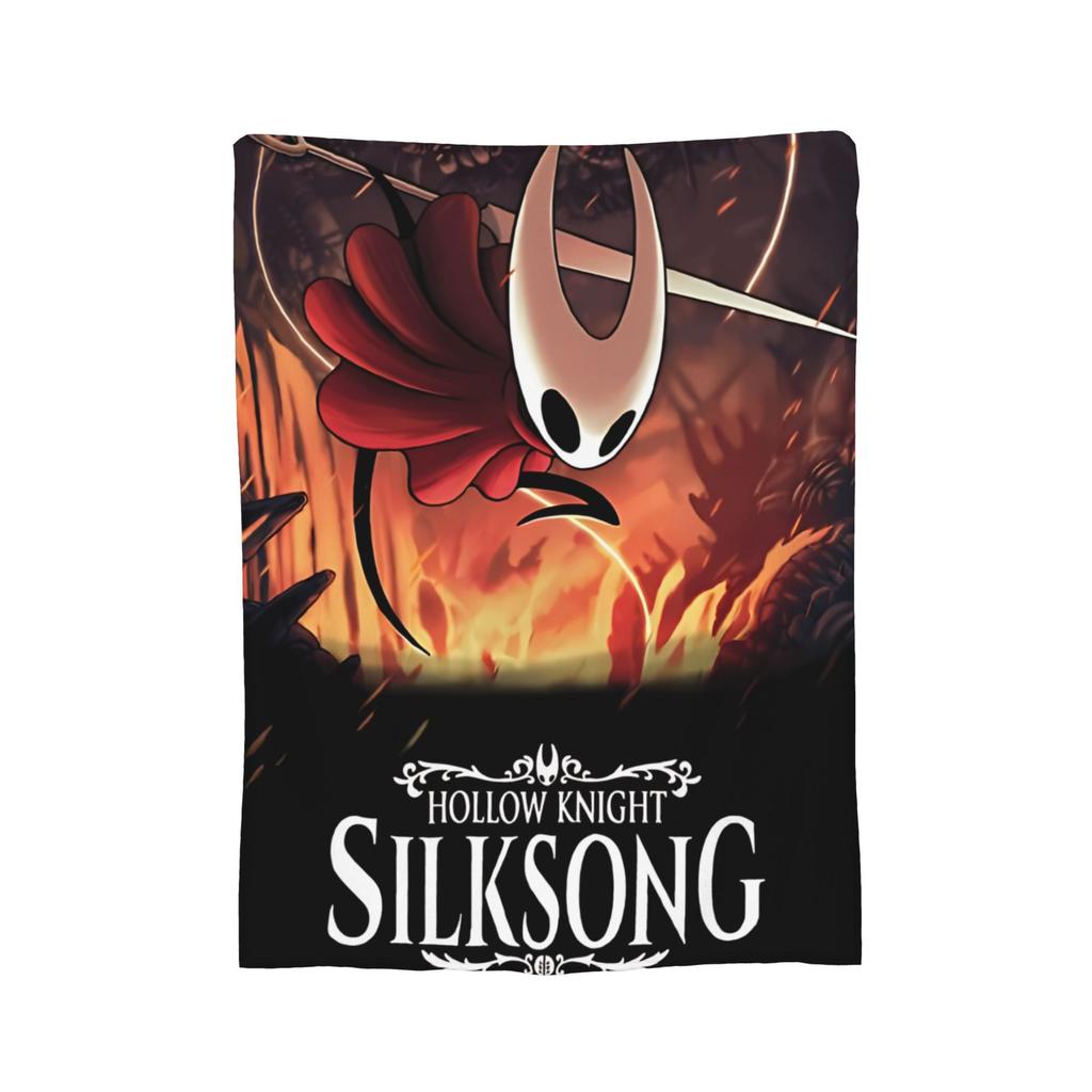Stříbrná sršeň nebo Olověný Dutý Rytíř Silksong Deku Fleece Úžasná Prodyšná Přehozová Deka na Postel Pohovku Dekorace,