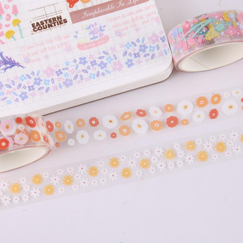 5 Rolls Washi Tape  Journaling Washi Tape Set for Crafts Decorative Adhesive Set Japan Washi Collage Pet Tape School Supplies