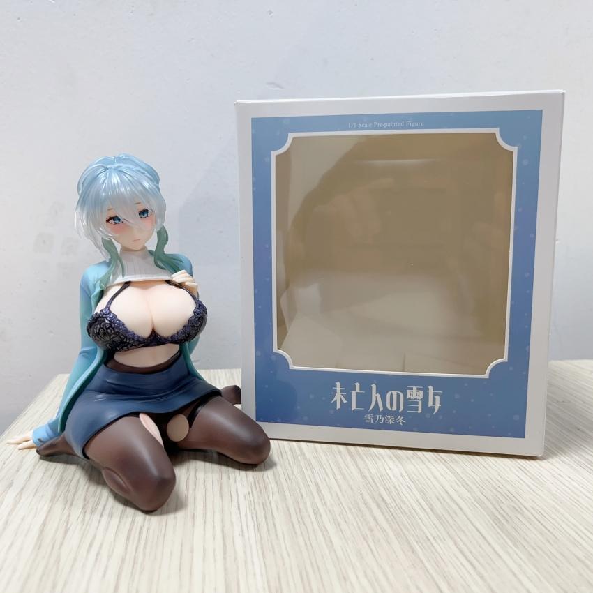 14CM Miboujin No Yukionna Yukino Midwinter Mifuyu Snowman of Snowy Snow Girl Figure Anime Model For Adult Doll Toys Gifts