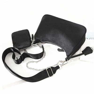 Dámské vintage nylonové hobo tašky přes rameno Módní řetízkové podpažní crossbody tašky CLE