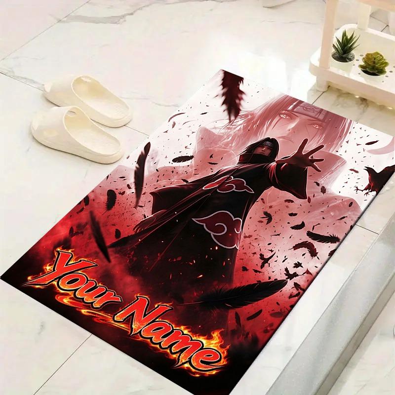 Custom 1Pc Shadows Cloud Flannel Personalized Rug Non Slip Floor Mat Soft Carpet for Living Bedroom Office Home Decor Gift