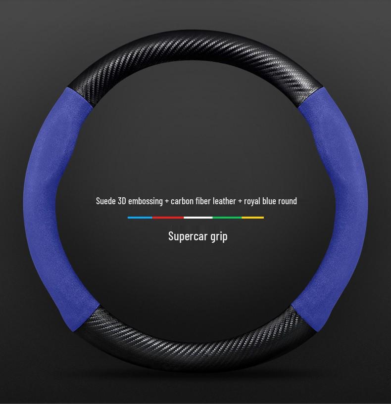 Nissan Qashqai Lenkradabdeckung: Universelles Wildleder-Karbonfaser für Modelle 2008-2023, Ganzjahres