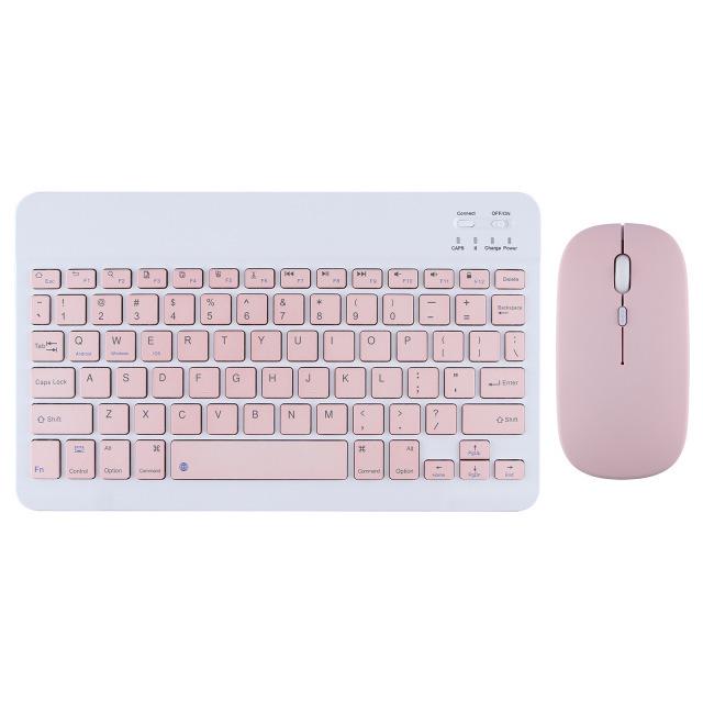 All-in-One Wireless Keyboard & Mouse Set for Tablets and Phones: Compatible with iPad, Huawei, Xiaomi, Vivo for Office Typing.