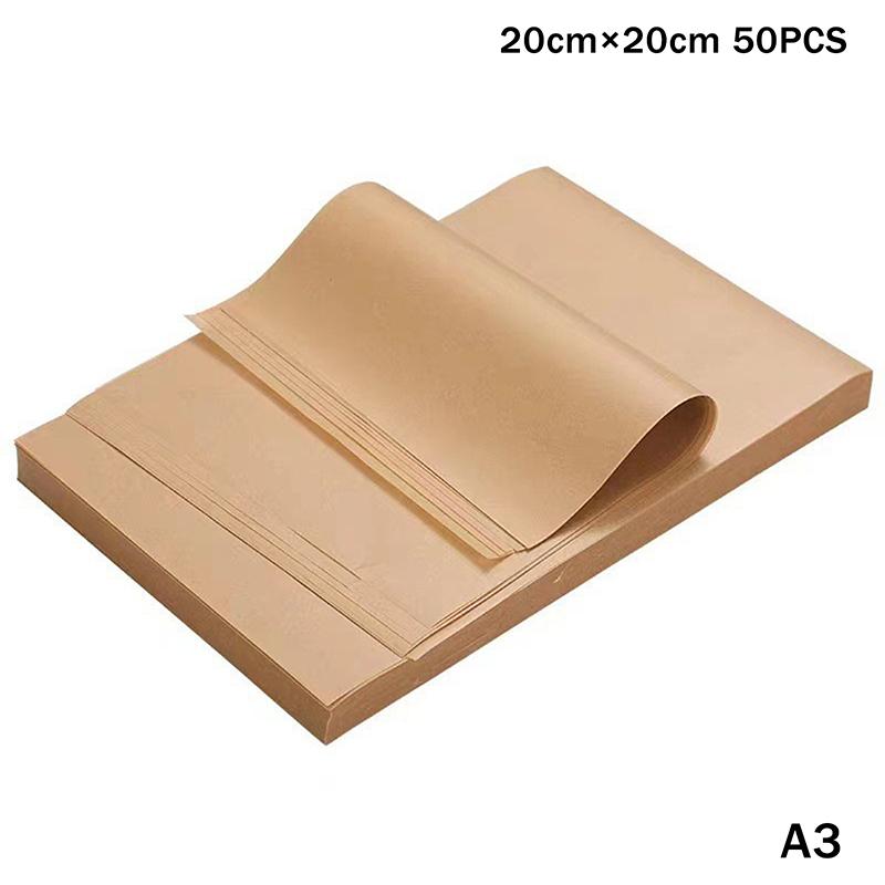 50/100 Stück Pergamentpapier Backpapier Antihaft Vorgeschnittenes Backpergament Backpapier Für Ofen Heißluftfritteuse Grillmatte Papier
