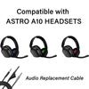 Headphone Cable Audio Cord Line with Volume control for  Astro A10 A40 A30 Earphones Gaming Headset Accessories