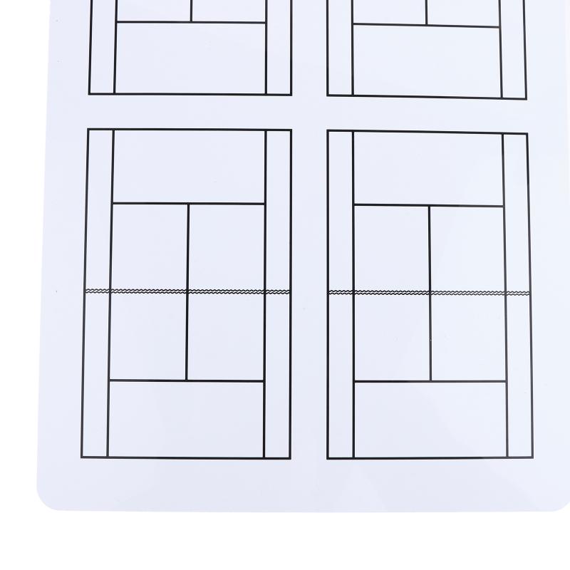 35x22CM Tennis Coaching Board Dry Erase Magnetic Strategy Clipboard for Coaches Reusable Planning Tool for Classroom and Courtside Use