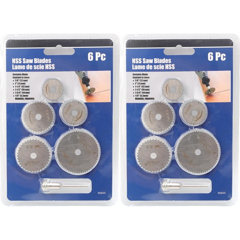 6-30pc HSS Circular Saw Blade Rotary Tool for Metal Cutter Power Woodwork Cutting Discs Rotating Drilling Circular Saw Blade Set