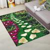 Living Room Carpet Bedroom Bedside Carpet Simple Floor Mat Foot Mat and Machine Washable Entrance Mat