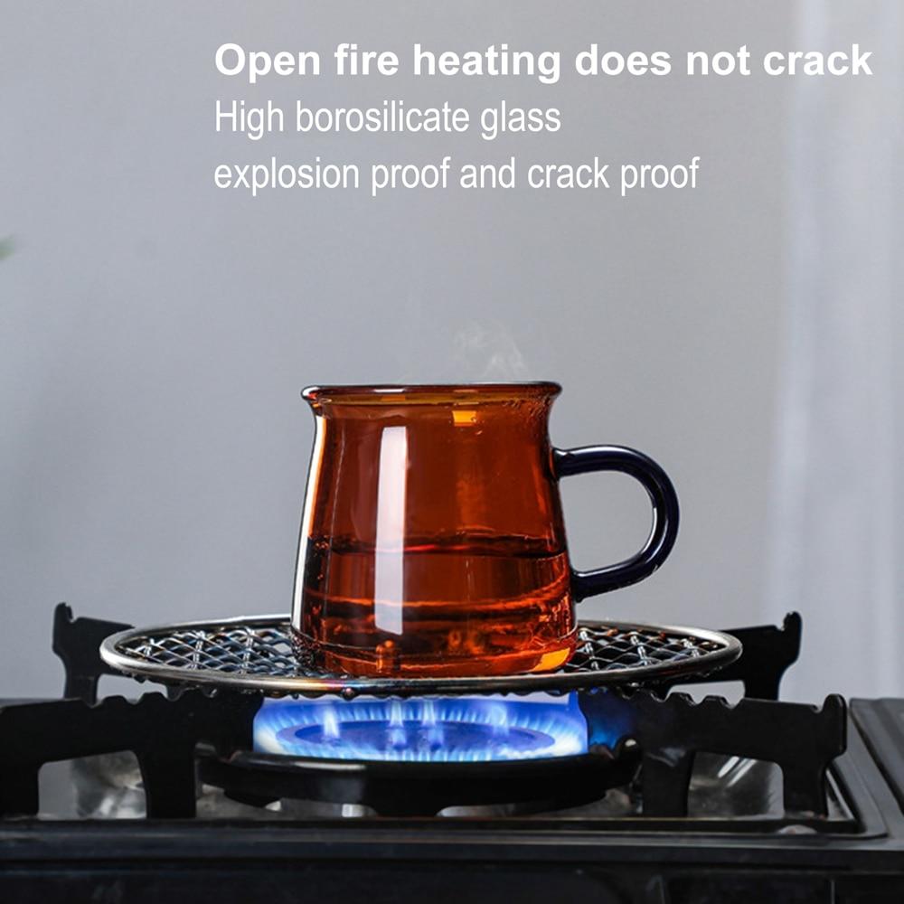 Glass Coffee Cup Borosilicate Colorful Wine Glasses Drinking Tumbler