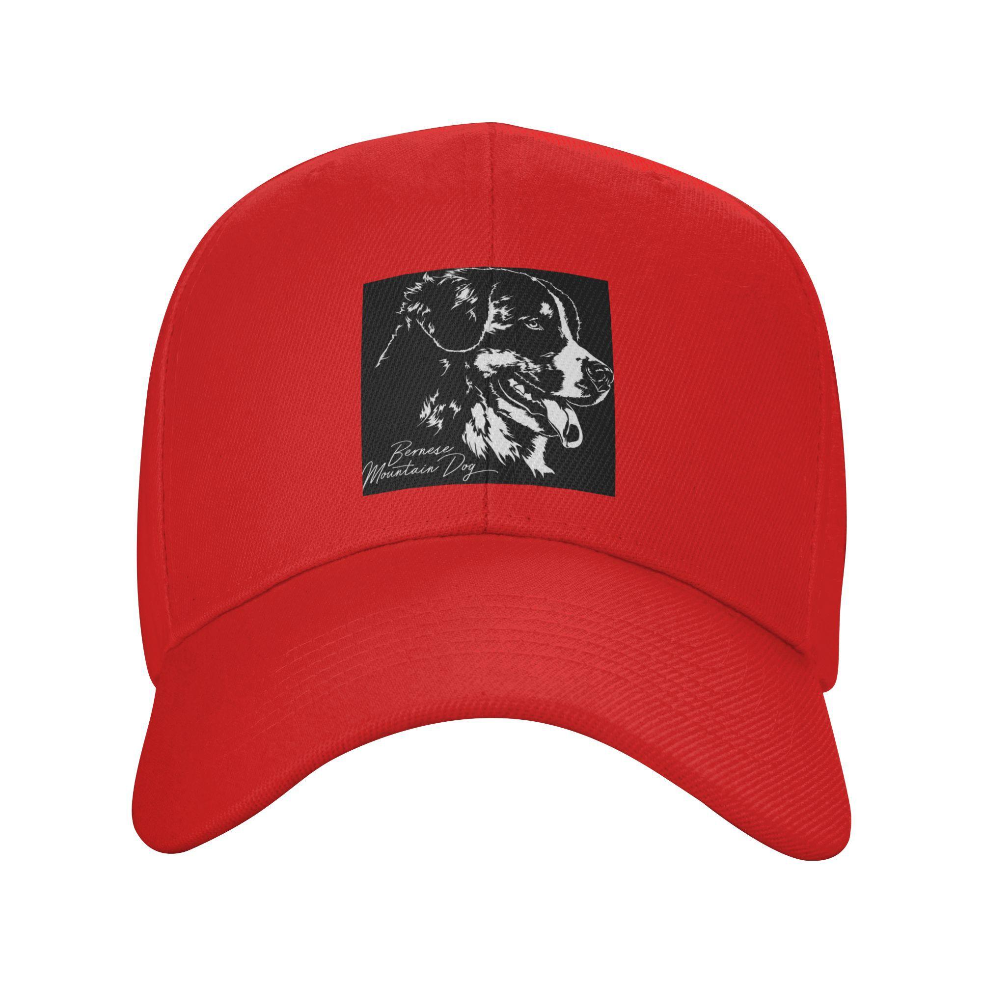 Unisex Baseball Hats Kopie von Bernese Mountain Dog Dog Bernese Mountain Dog Dog Portrait Summer Sports Baseball Caps Casquette One Size