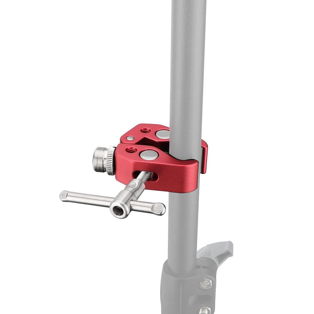 SZRIG Klemme Krabbenzange Klemme mit 58"-20 Gewindeadapter für Mikrofonhalterungen