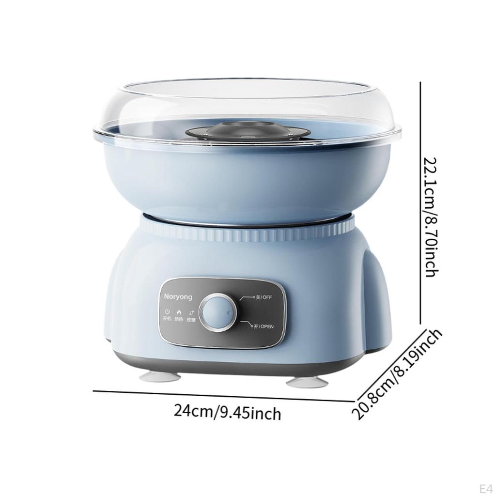 Zuckerwattemaschine, Bonbonmaschine, US-Stecker, geräuscharm, 500 W, effizient, tragbar, für Familienfeiern, Geburtstage