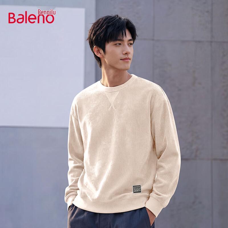 Baleno Men's Casual Logo Crewneck Sweatshirt