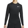 Nike Pro Logo Round Neck Slim Fit Raglan Long Sleeve T-Shirt Men Tops DN4304-010