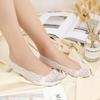 Women's Summer Peacock Feather Lace Anti-Slip Invisible Socks